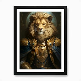 Lion Of Kings Art Print