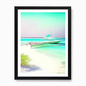 Gili Islands Indonesia Soft Colours Tropical Destination Art Print