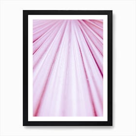 Pink Palm Art Print