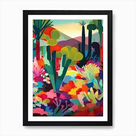 Desert Botanical Gardens Usa Painting 3 Art Print