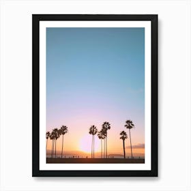 Sunset At The Beach 15 Art Print