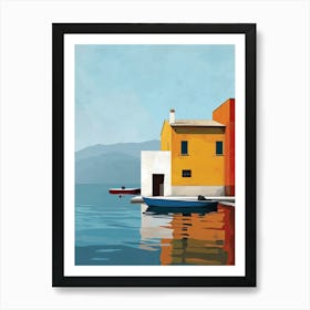 Sicilian Sunsets: House of Palermo, Italy Art Print