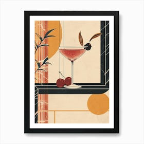 Art Deco Negroni 2 Art Print