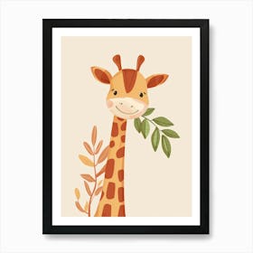 Cute Giraffe 1 Art Print