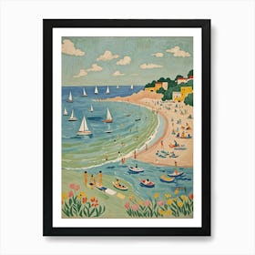 Day At The Seaside Art Print