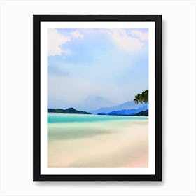 Tanjung Rhu Beach 2, Langkawi Island, Malaysia Watercolour Art Print