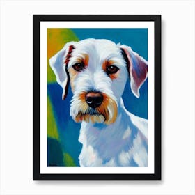 Parson Russell Terrier Fauvist Style Dog Art Print