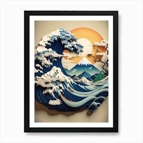 Great Wave Of Kanagawa Art Print