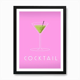 Cocktail Art Print