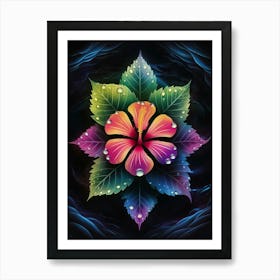 Hibiscus Flower Art Print