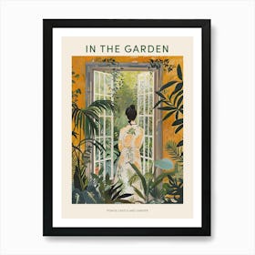 In The Garden Poster Powys Castle And Garden United Kingdom 4 Art Print