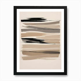 Muted Neutrals Abstract 11 Living Room Art Print (8) Art Print