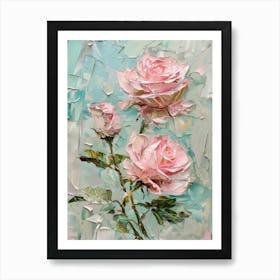 Pink Roses 15 Art Print