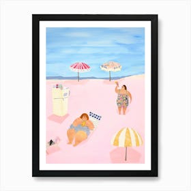 Summer At The Beach Art Print