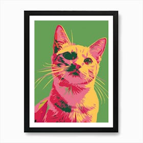 Pop Cat Art Print