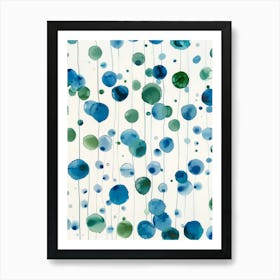 Water Droplets Art Print