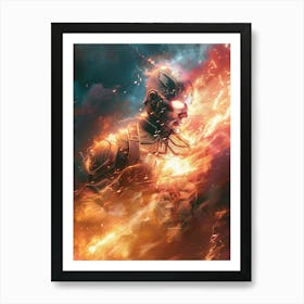 Captain America 48 Art Print