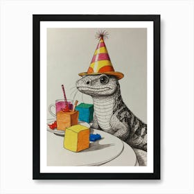 Birthday Lizard 1 Poster