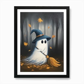 Ghost In The Woods 26 Art Print