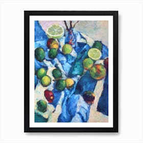 Lime 3 Classic Fruit Art Print