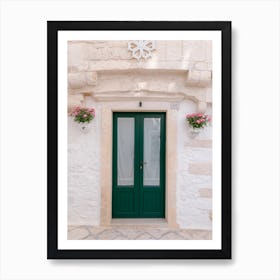 The Green Door Art Print