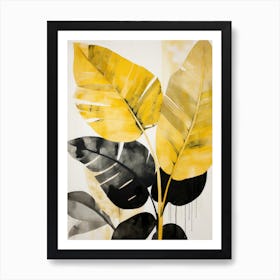 Yellow Leaves 1 Art Print