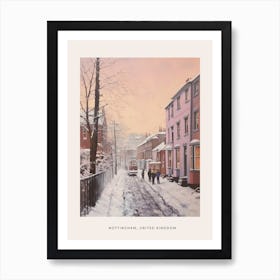 Dreamy Winter Painting Poster Nottingham United Kingdom 4 Art Print