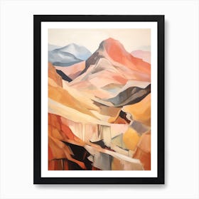 Mount Ossa Australia 3 Mountain Painting Art Print