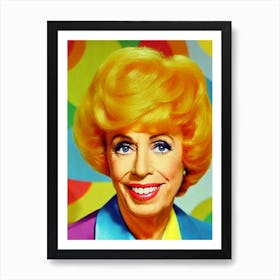 Carol Burnett Colourful Pop Movies Art Movies Poster