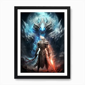 Dark Lord Of The Rings 2 Art Print