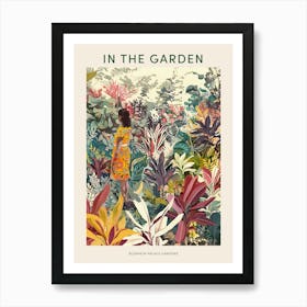 In The Garden Poster Blenheim Palace Gardens Art Print