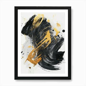 Black And Gold Canvas Print 27 Art Print