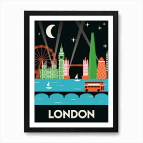 London Skyline Art Print