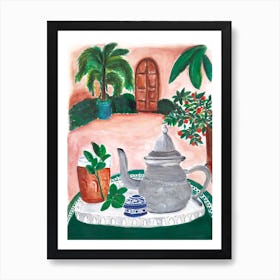 Tea In Marrakesh Art Print