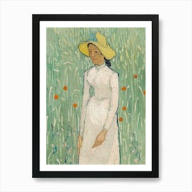 Van Gogh - Girl In White Art Print