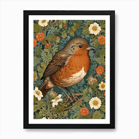 William Morris Robin 2 Art Print