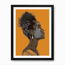 African Woman 160 Art Print