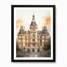 Castle In Paris Art Print