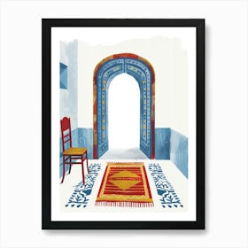 Doorway To Morocco 1 Art Print