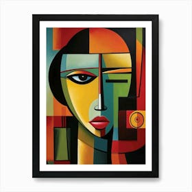 Abstract Of A Woman 1 Art Print