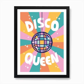 Disco Queen Art Print