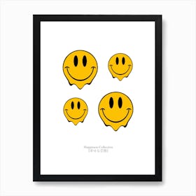 Happy Smileys Art Print