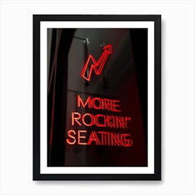 More Rockin Seating Stock Videos & Royalty-Free Footage Art Print