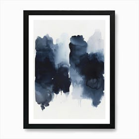 'Dark Blue' Art Print