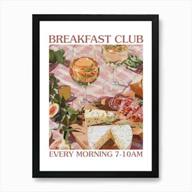 Breakfast Club Cheese And Charcuterie Board 2 Art Print