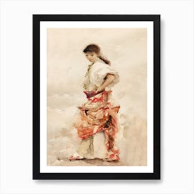 Girl In Spanish Costume, John Singer Sargent Art Print