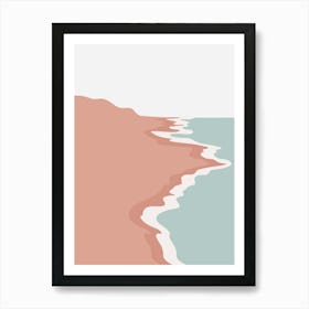 Nordic Beach Art Print