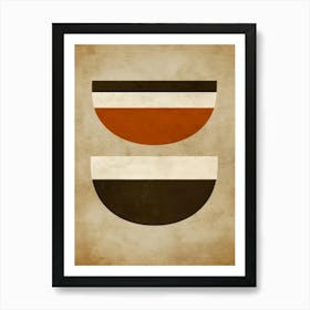 Bowls 5 Art Print