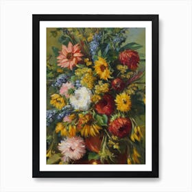 Sunflower Painting 2 Flower Art Print