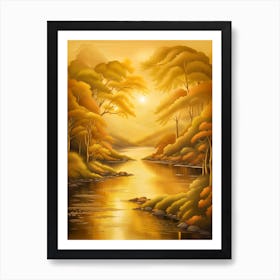 Autumn Landscape 6 Art Print